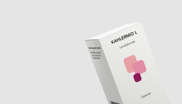 Kahlermid L. (Lenalidomide) është produkti i parë i një historie të sukseshme bashkëpunimi me kompani lider në prodhimin e API.
